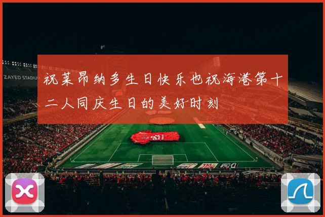 祝莱昂纳多生日快乐也祝海港第十二人同庆生日的美好时刻